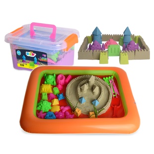 单色太空玩具沙散沙套装魔力安全男女孩粘土水晶橡皮泥沙玩具粘土