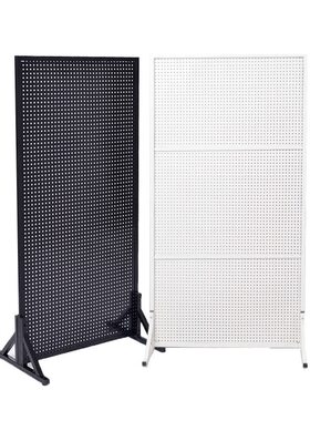双面多孔板展示架挂架落地式玩具