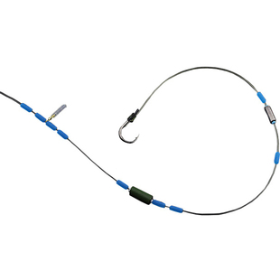 跑双滑铅通线组 钓野生水库青鱼草鱼塘底老滑鱼专用带子线钩主线