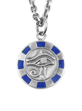 泰银上帝之眼十字架时尚风吊坠