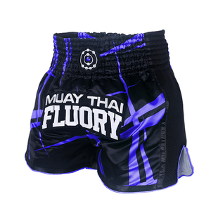 FLUORY火垒泰拳短裤散打搏击格斗训练比赛儿童成人拳裤裤衩2025新