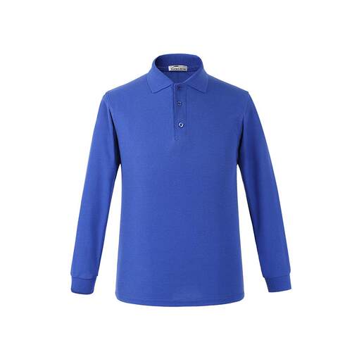 长袖polo衫工作服定制t恤印logo定做翻领文化广告衫刺绣工衣订制