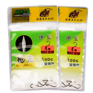 中逵渔具枪先伊豆针鱼钩有刺钓钩散装台钓钩小配件垂钓钓鱼用品