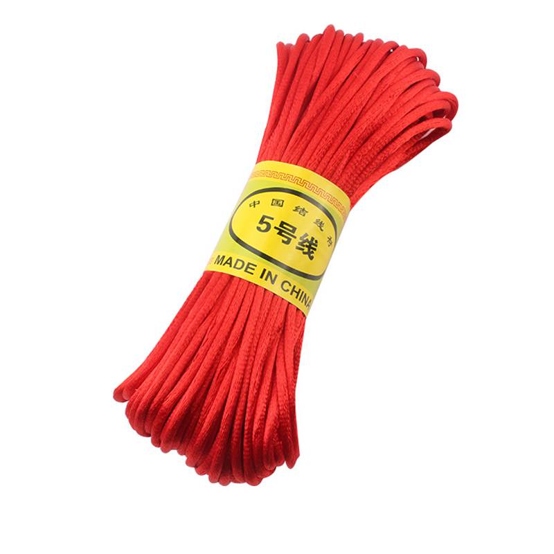 手工制作diy编中国结的绳子编织线手链红绳子5号线材材料包的工具