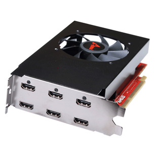 星齐美R7350多屏显卡一拖六口显卡6分屏炒股电脑高清HDMI接口全新