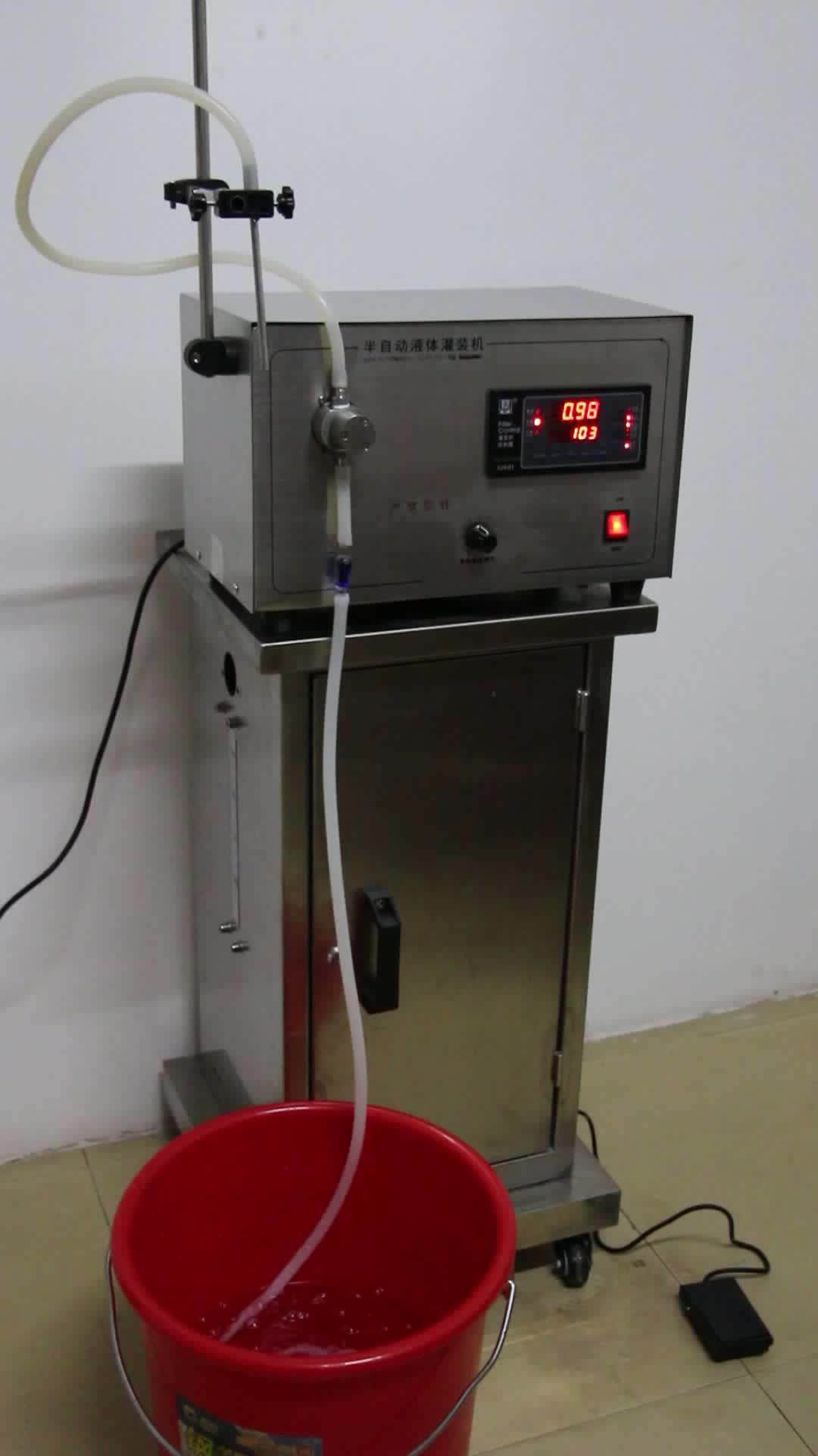 Semi Auto Vertical Tooth Gel Filling Machine With Hopper And Hose To