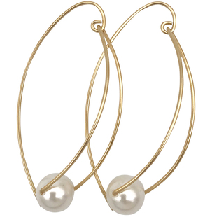 新垣结衣Gakki日剧agete同款珍珠耳环简约14k包金逃避可耻但有用