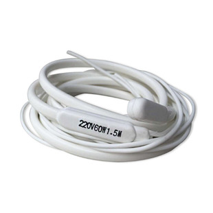 冷库排水管化霜发热线冰箱除霜发热丝下水道防冻防水型硅胶加热线