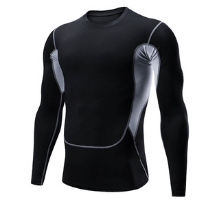 紧身衣 男长袖 篮球足球跑步训练上衣压缩打底汗衫弹力速干健身服
