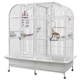 粤迪大号折衷养繁殖鹦鹉笼子别墅灰绯胸大体型宠物鹦鹉鸟笼子G-01