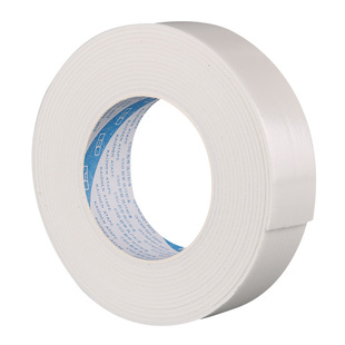 泡绵双面胶泡沫胶海绵双面胶带白色海绵泡沫双面胶强力固定海棉胶带淘宝加厚KT板广告铭牌发高粘工业胶带厂用