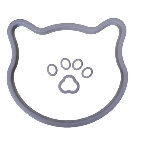 猫别墅展示柜塑料猫头配件加工生产定制各种塑料制品