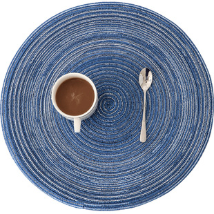 隔热垫杯垫ins风西餐垫餐桌垫防烫日式编织圆形北欧碗垫子餐布垫