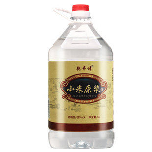 契丹情52度62度68度5L小米原浆高度白酒自酿纯粮桶装泡药酒