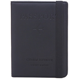 米印护照包机票收纳保护套简约票据证件包ins大容量多功能护照夹