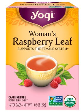 Yogi Tea现货女性生理期调理茶原生态用覆盆子叶制成支持健康循环