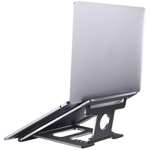 绿巨能笔记本电脑支架增高架托架折叠式铝合金桌面办公底座升降悬空散热底座收纳支撑架子MacBookpro苹果联想