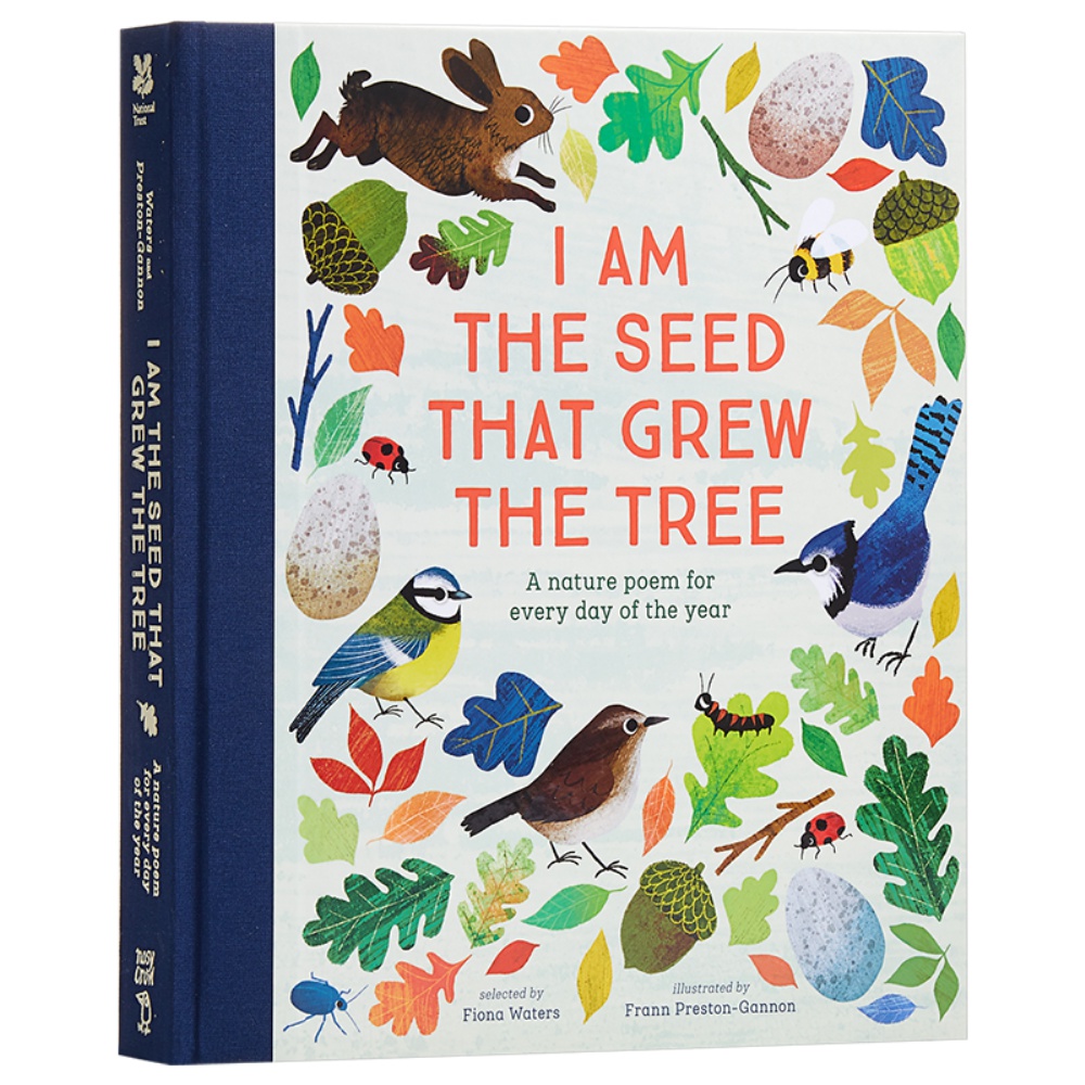 中商原版我是大树小小的种子 经典自然诗歌四季集锦 I Am the Seed That Grew the Tree精装英国儿童诗集 提名凯特格林纳威奖