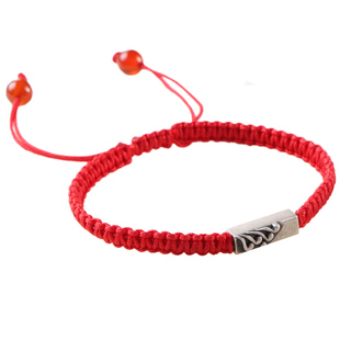 一世长安抖音头发编绳手链一缕青丝同款手工DIY材料包情侣手绳