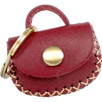 迷你牛皮硬币小包真皮钥匙挂件