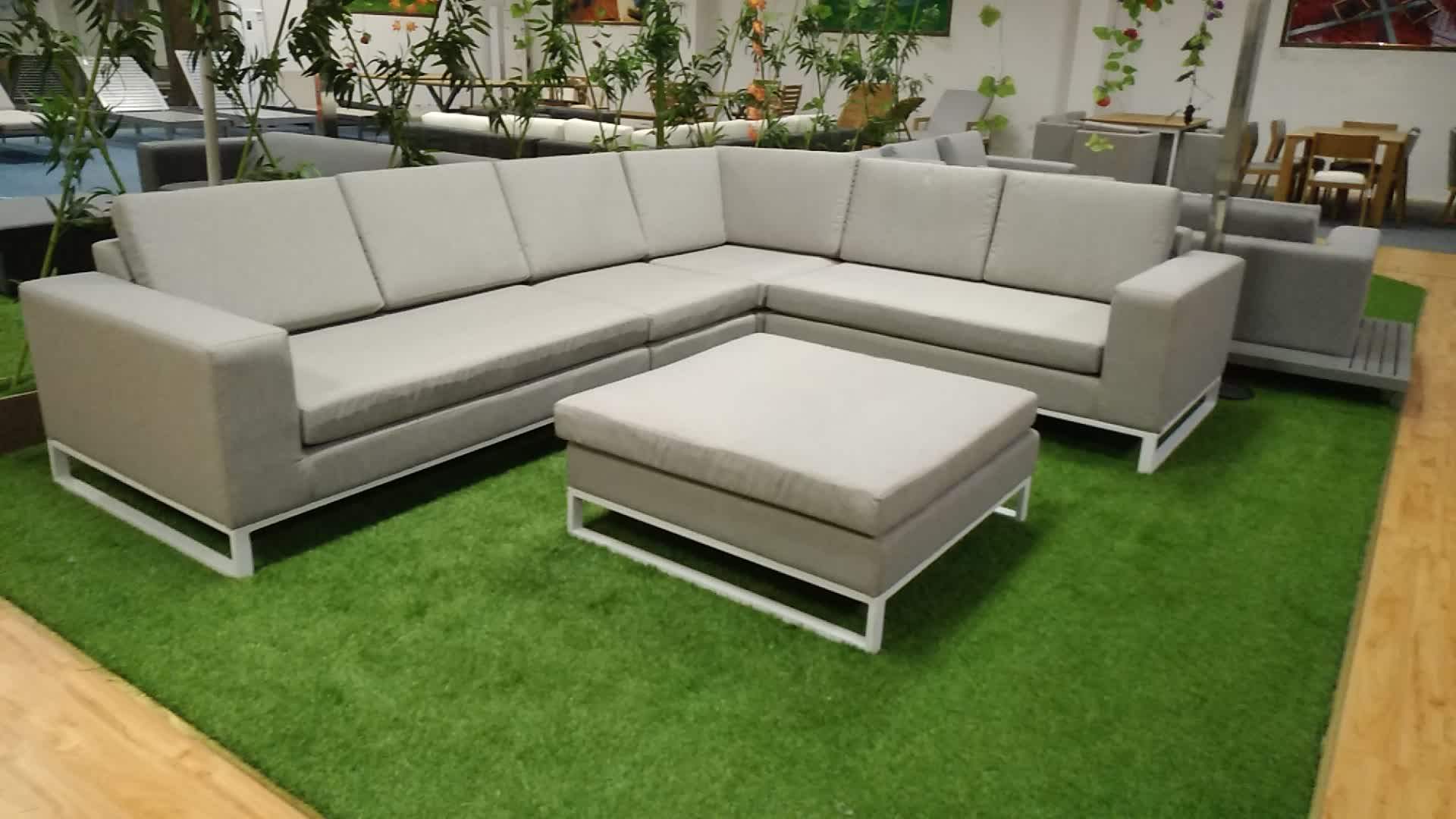 Uv Water Resistant Modern Outdoor Living Room Sectional Garden Sofa