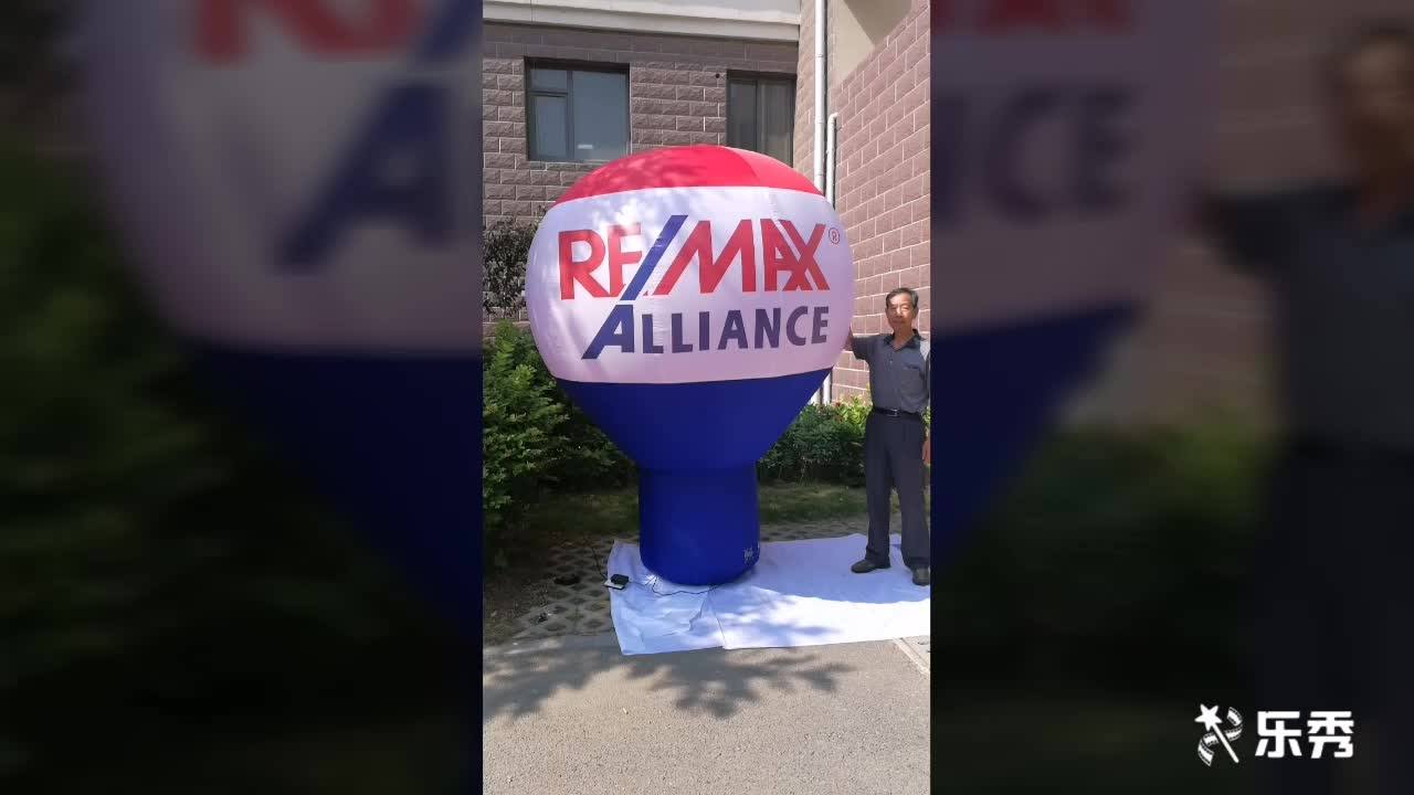 Factory Made Advertising Giant Led Balloon Light,Inflatable Hot Air