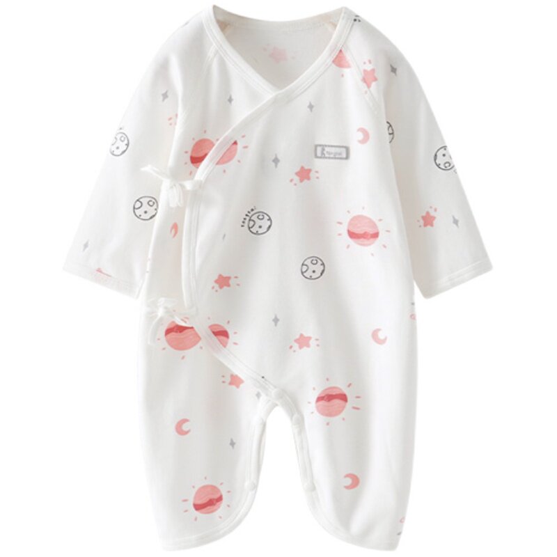 童泰新生婴儿儿衣服春装纯棉0-6月宝宝连体衣哈衣爬服夏季薄款