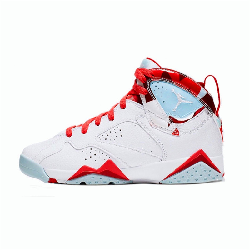 AJ7糖果色白粉女鞋442960-104