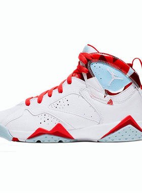 AJ7糖果色白粉女鞋442960-104