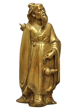 黄铜华佗医院诊所药店礼品摆件