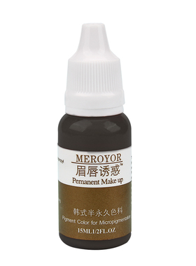 纹绣半永久手工海藻眉打雾针