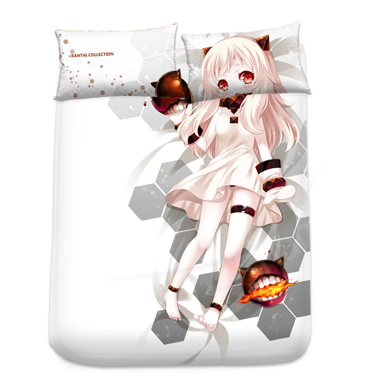 包邮 舰队collection 北方栖姬个性定制动漫学生床单动漫床笠床罩