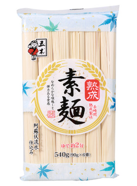 日本进口五木熟成挂面非油炸540g