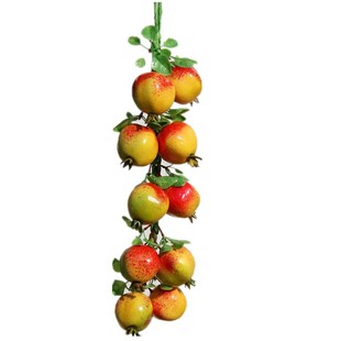 仿真蔬菜水果串挂件藤条农家院花藤辣椒玉米绿树叶子植物装饰吊顶