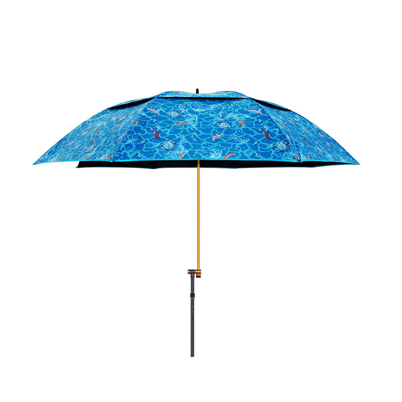 姜太公万向钓鱼伞2.2米防雨2.4大钓伞加厚防晒雨伞折叠防风遮阳伞