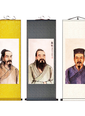 华佗张仲景孙思邈药店诊所医画像