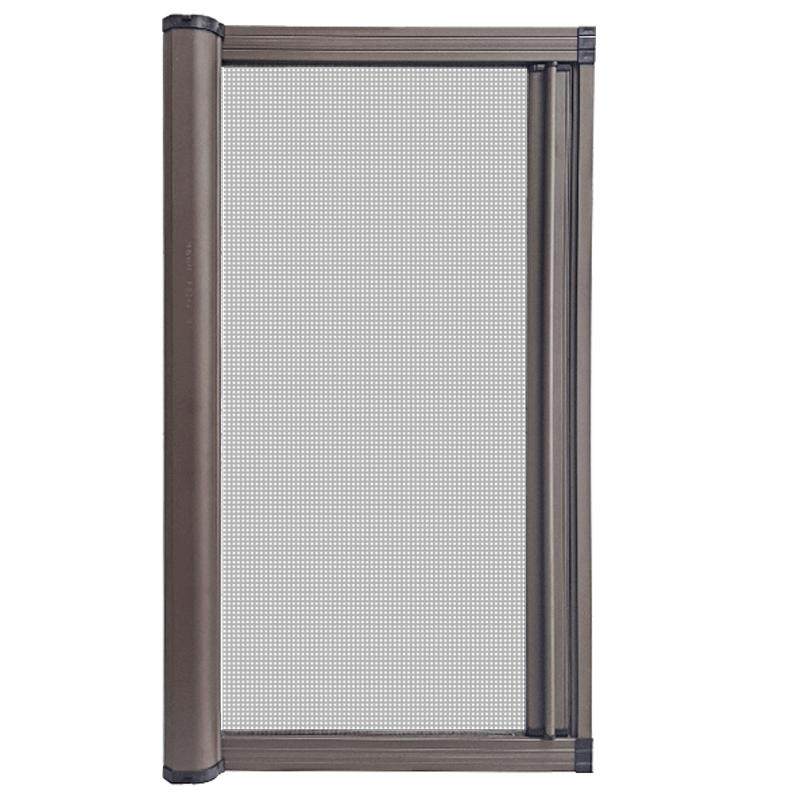 上海跃轩上门定制防鼠防蚊铝合金边框隐形纱窗网伸缩磁吸推拉式