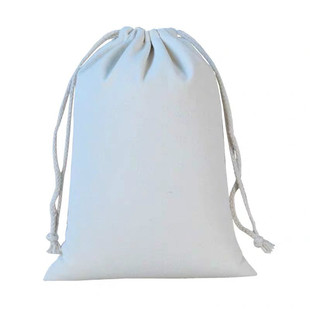 空白束口袋植物敲拓染布袋香囊包砸染DIY绘画涂鸦拓染小布袋抽绳