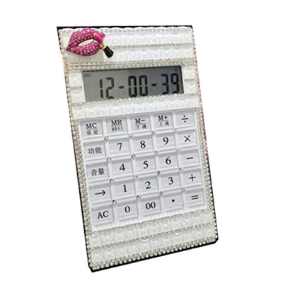 语音水晶便携韩国商务计算器包邮