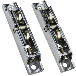 77/80型塑钢窗地滑轮重型推拉玻璃门窗轮子88阳台平移窗户下滚轮