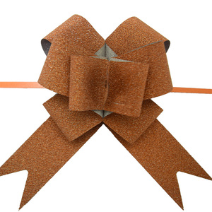 金葱纯色水晶手拉花 大小号礼品盒包装蝴蝶 结婚庆汽车装饰彩带