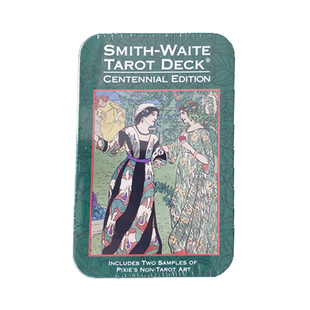 进口百年韦特塔罗牌铁盒正版迷你便携伟特全套复古初学者入门维特