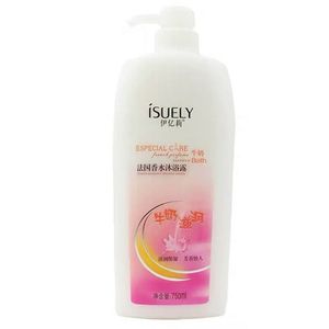 伊亿莉法国香水牛奶沐浴露750ml 滋润保湿补水男女持久留香沐浴乳
