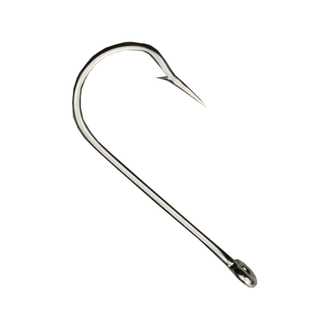 带圈鱼钩长柄海钓钩散装正品管付带孔有倒刺海钩鲶鱼黑鲷路亚饵钩