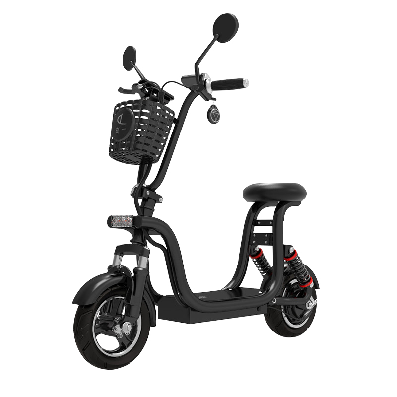 一迪折叠锂电亲子带娃电动车