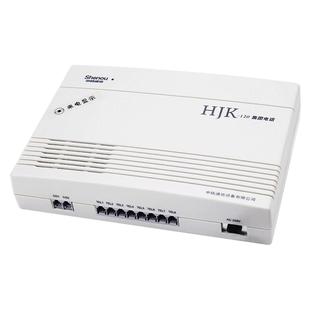 Shenou申瓯程控电话交换机2外线进8口出集团内部电话总机即插即用1进8分机语音网关酒店宾馆企业公司通信设备