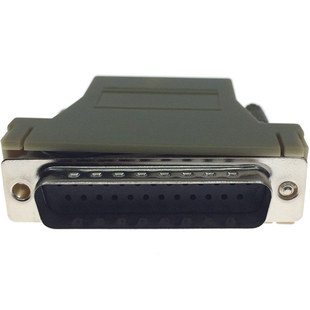 网络口转DB25转接头rj45转并口转换头网线8p8c母转公打印机并口头