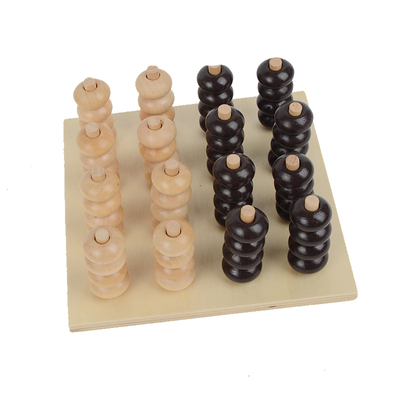 蒙氏教具婴幼儿亲子立体益智积木