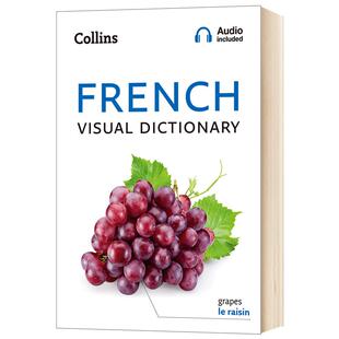 柯林斯法语图解词典 英文原版 Collins French Visual Dictionary 英语法语双语词典字典 全彩插图 可搭Word Power Made Easy