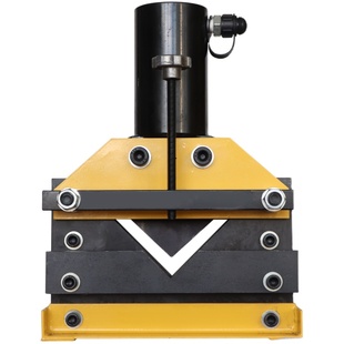 电动冲孔切断机角铁液压剪断机打孔机角钢母线加工机二合一开孔器